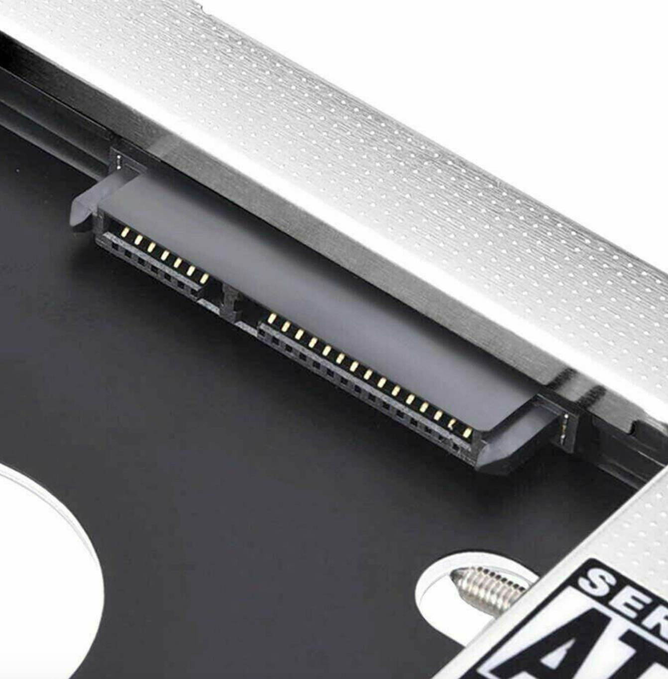HDD Universal CD/DVD Caddy 12.7mm SATA to SATA Hard Drive Adapter For Laptop