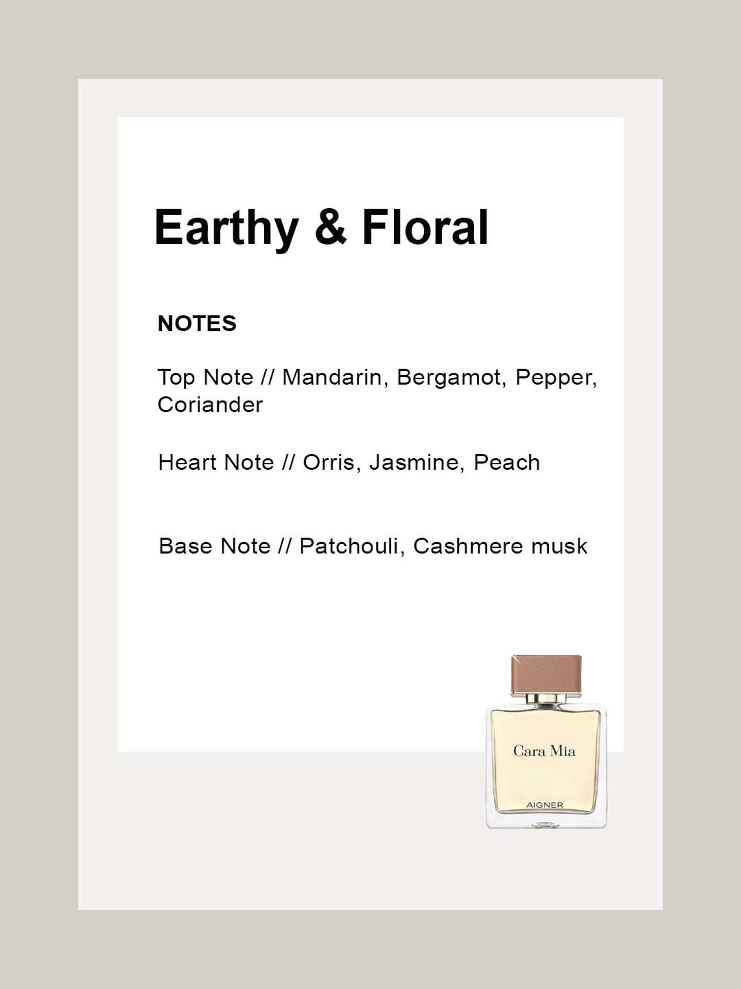 Aigner Cara Mia Eau de Parfum for Women - 50 ml