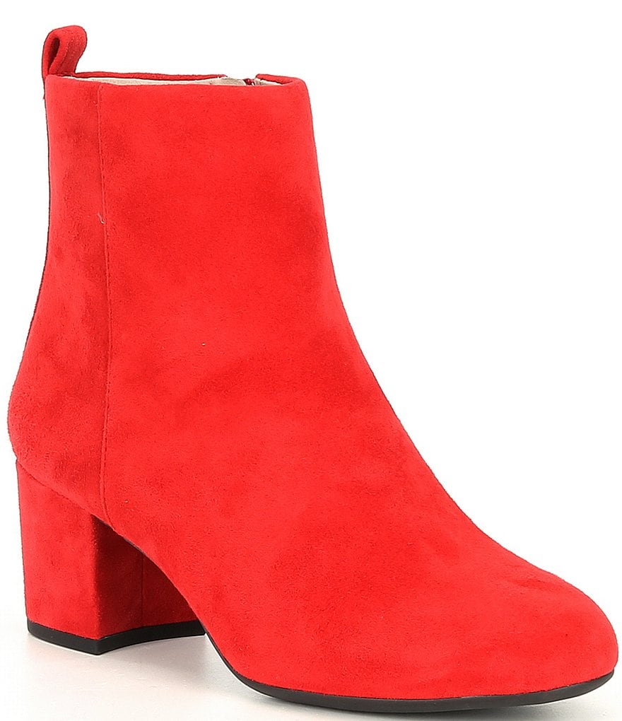 Gianni Bini Jaydennn Suede Block Heel Booties