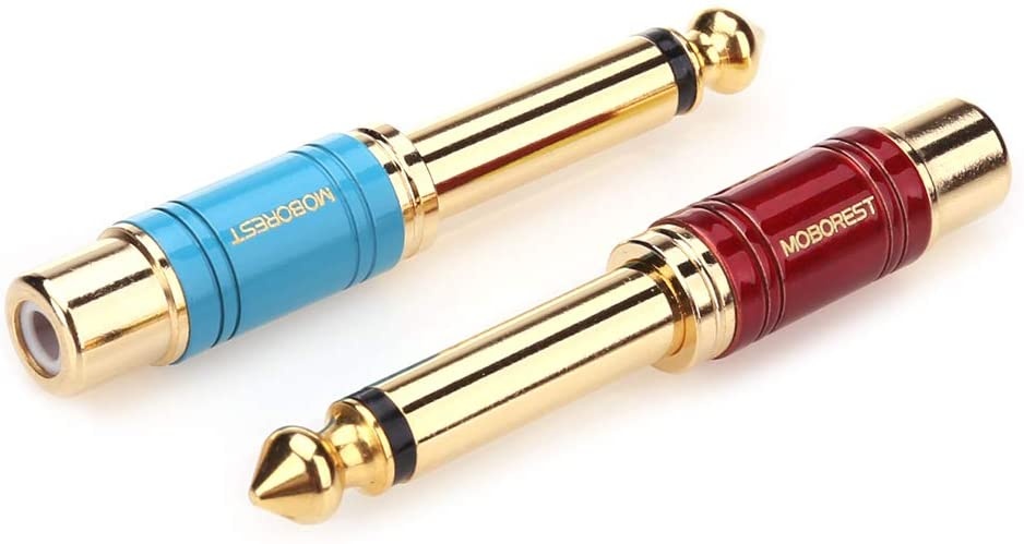 Elite Core SuperFlex Gold SFP-Y15QT Two 1/4-Inch TS to TRS Y Patch Cable 15-Feet