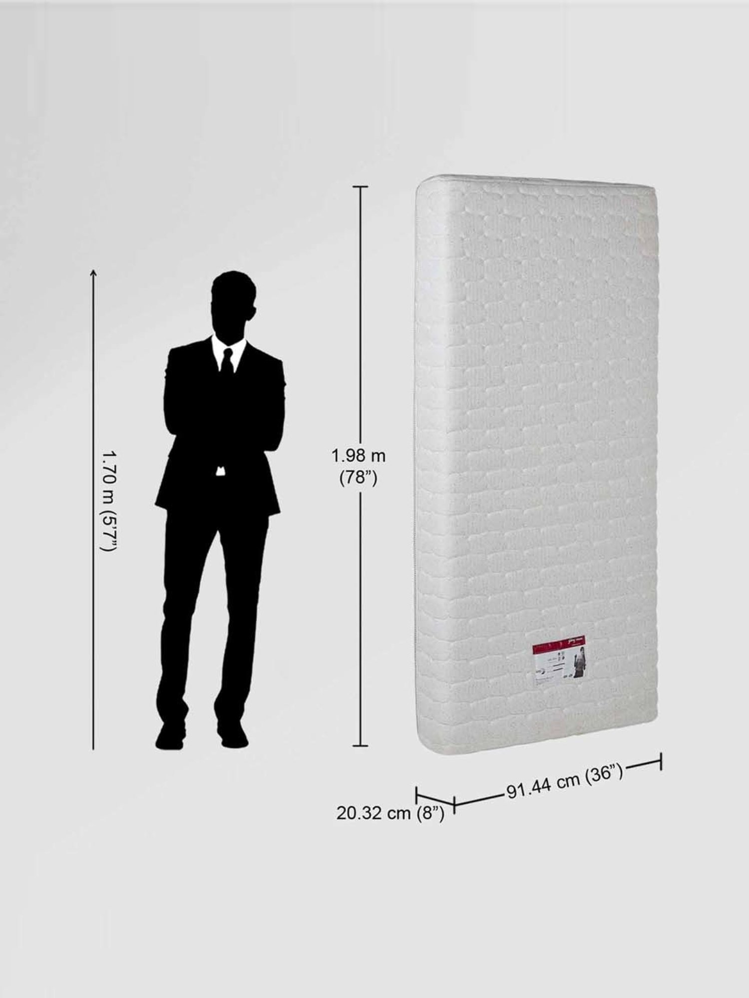 Duroflex Live-in Adapt Grey Foam New Gen Smart Design Flippable Adjustable Double Mattress