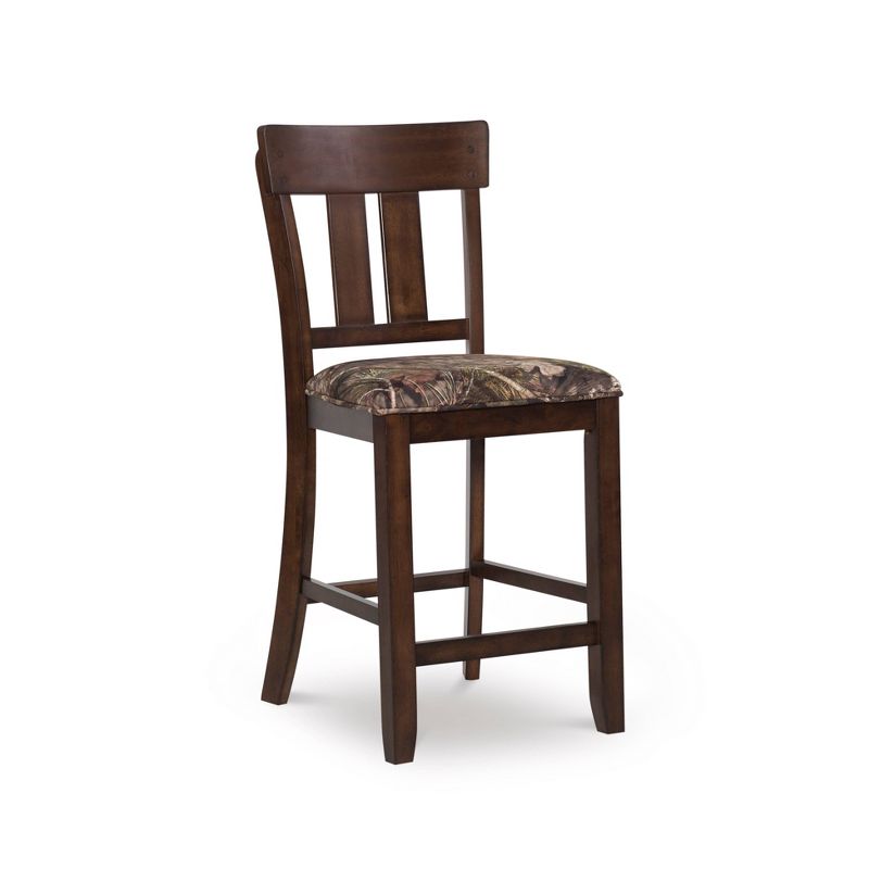 Mossy Oak Native Living Counter Height Barstool Dark Brown - Linon
