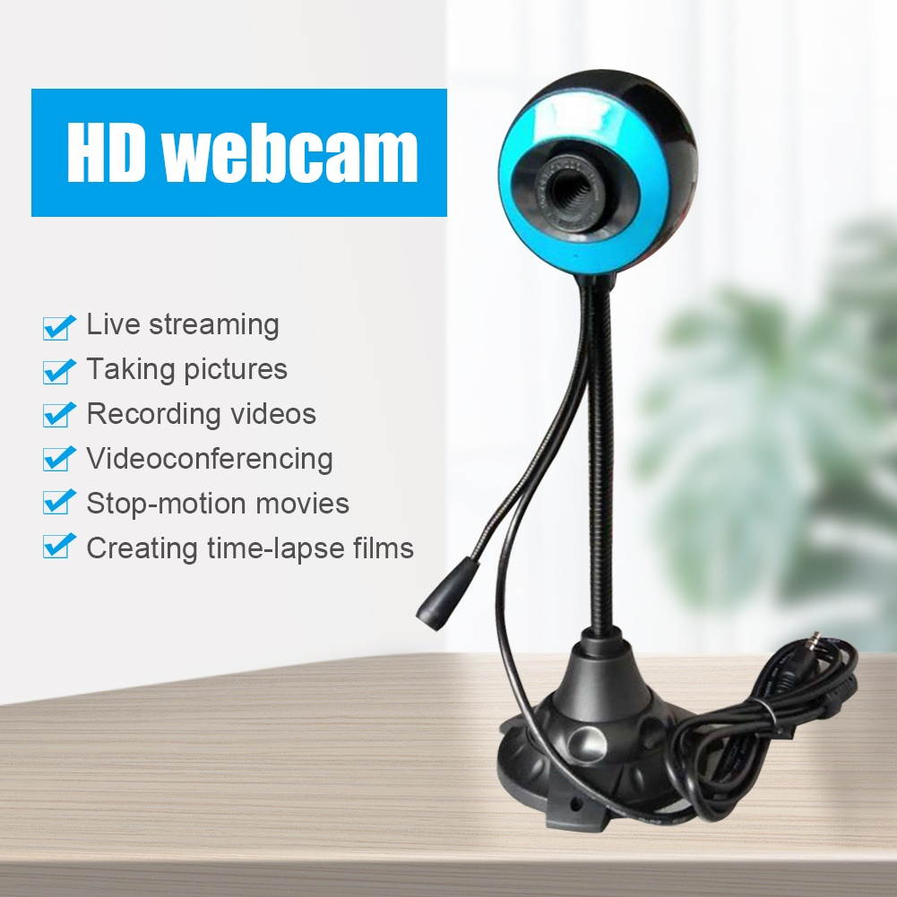 Mini Portable Conferences CMOS ABS With Microphone HD USB Camera Multifunction