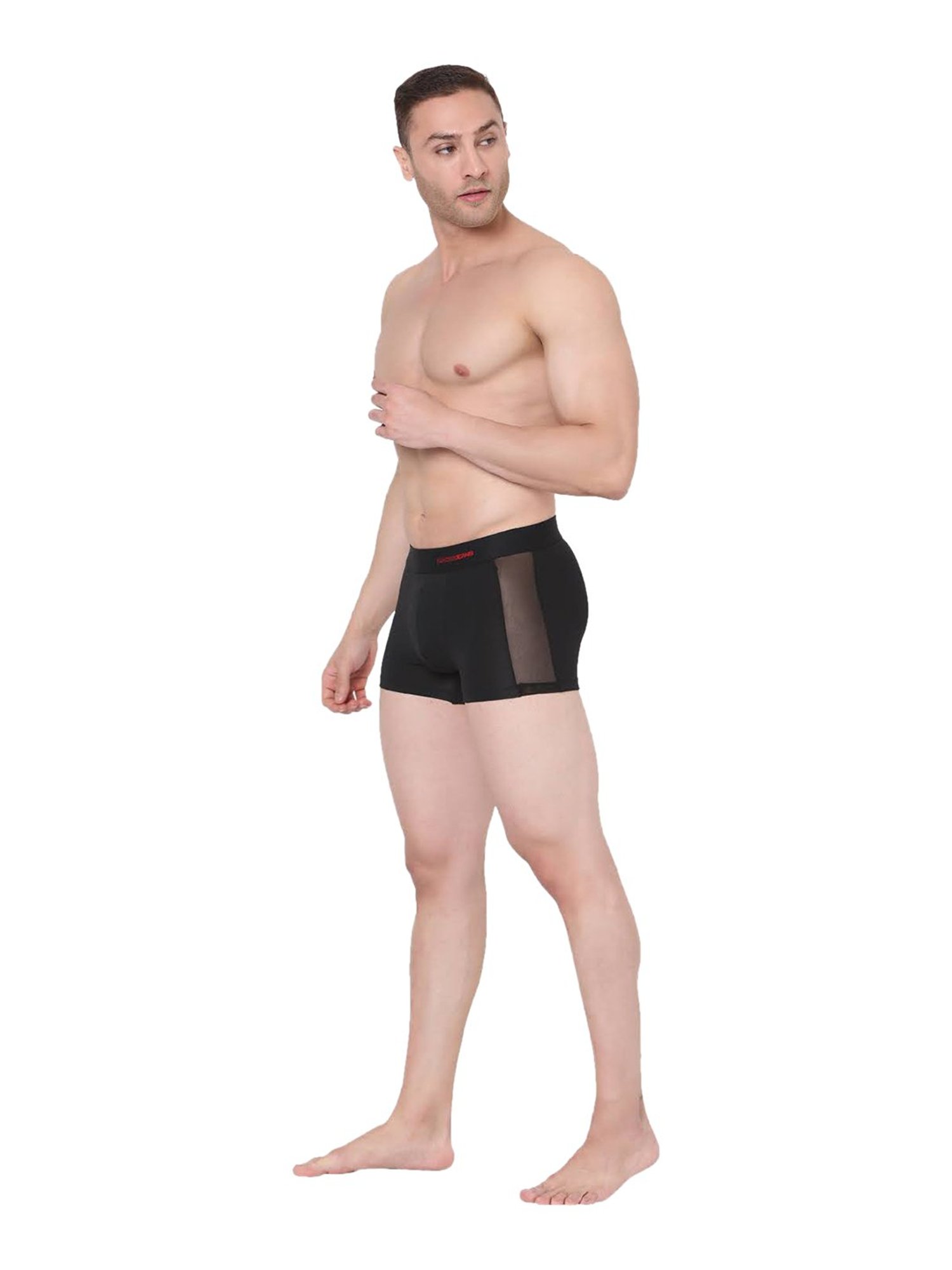 UnderJeans by Spykar Black Trunks