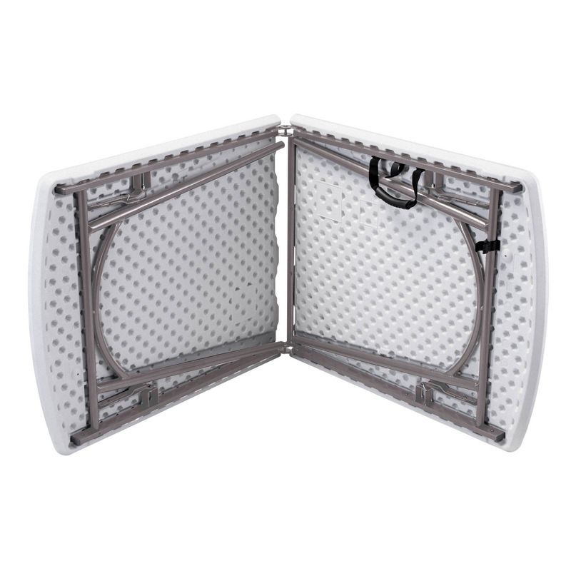 30"x72" Heavy Duty Fold In Half Table Speckled Gray - Hampton Collection