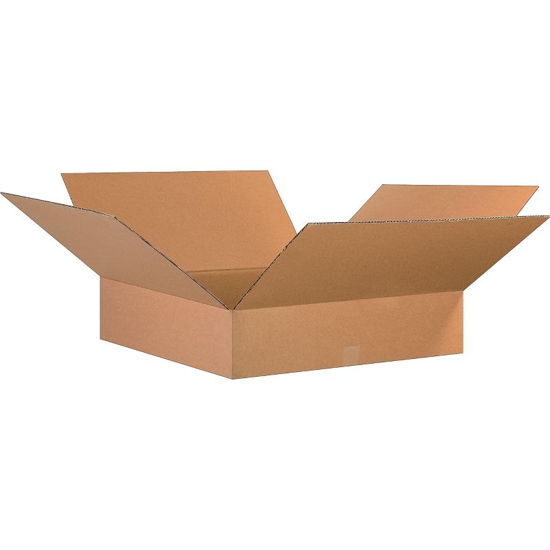 COASTWIDE 26 x 26 x 6 Shipping Boxes, 32 ECT, Brown 262606