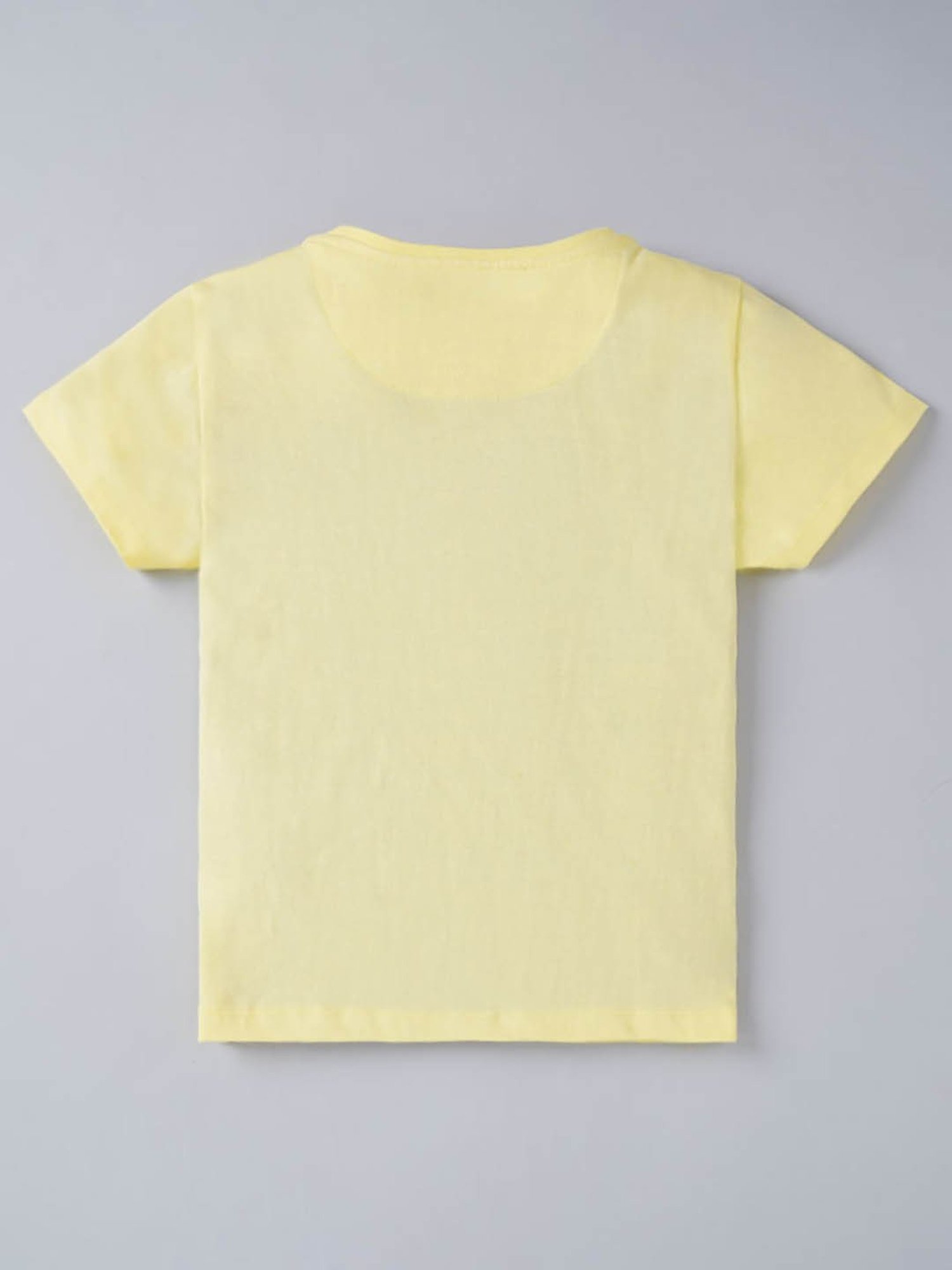 Ed-a-Mamma Boys Yellow Color Block T-Shirt