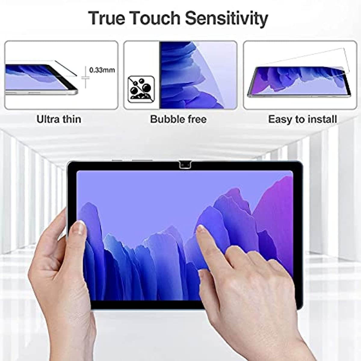 [2 Pack] ProCase Galaxy Tab A7 10.4 2020 Screen Protector T500 T505 T507 Bundle with Galaxy Tab A7 Case 10.4 Inch (SM-T500 / T505 / T507)