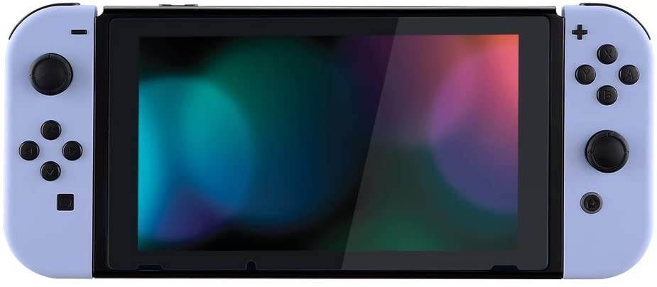 eXtremeRate Soft Touch Grip Light Violet Joycon Handheld Controller Housing with Full Set Buttons, DIY Replacement Shell Case for Nintendo Switch Joy-Con &ndash; Console Shell NOT Included