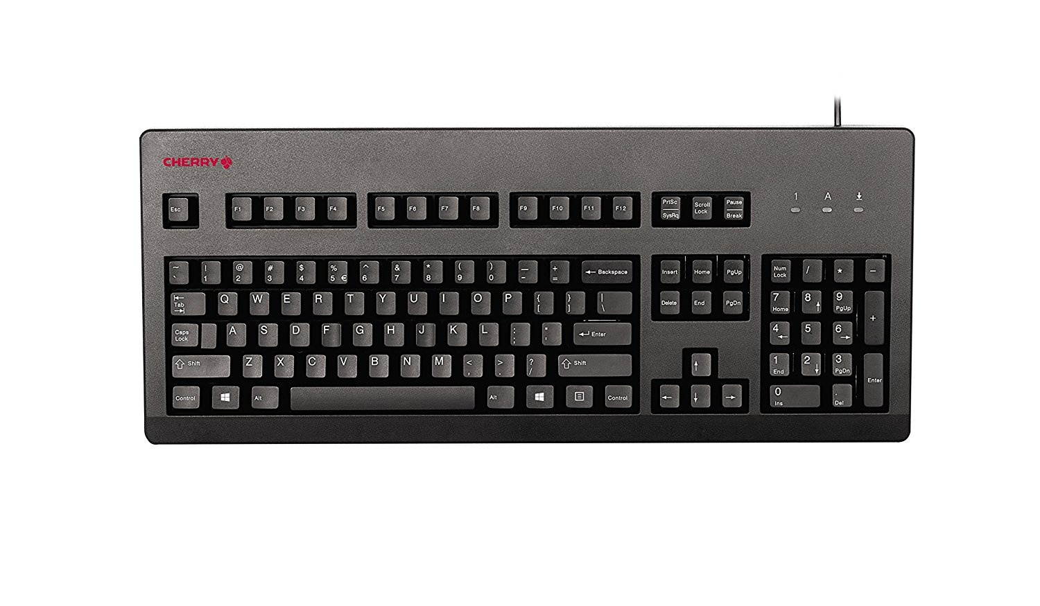 Cherry 18.5" MX Board Silent 104-Key Mechanical Office Keyboard - MX Silent Red