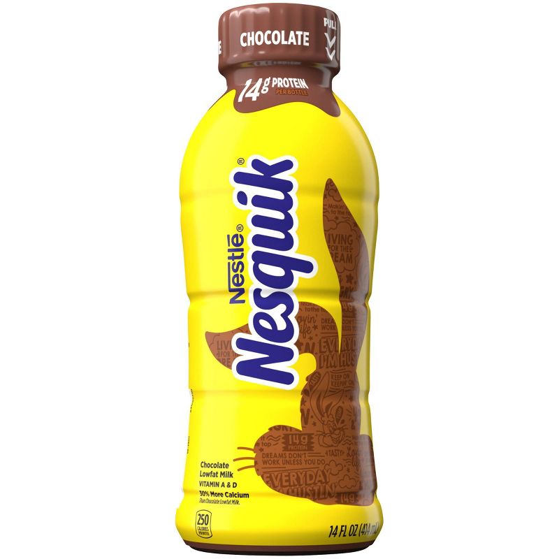 Nesquik Low Fat Chocolate Milk - 14 fl oz