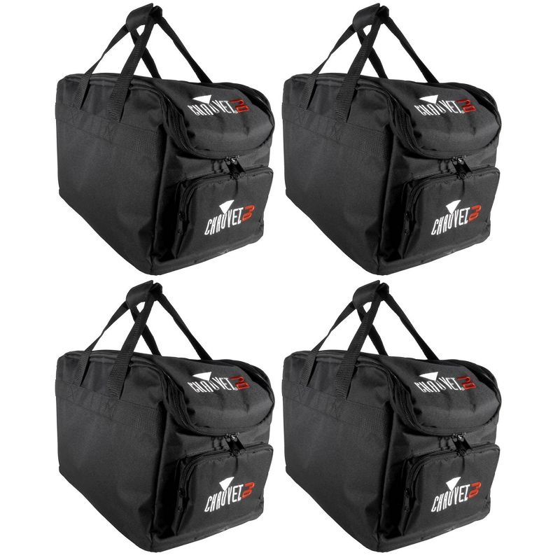 4) Chauvet DJ CHS-30 VIP Gear Lighting Bags for SlimPAR Tri/Quad/Pro IRC Lights