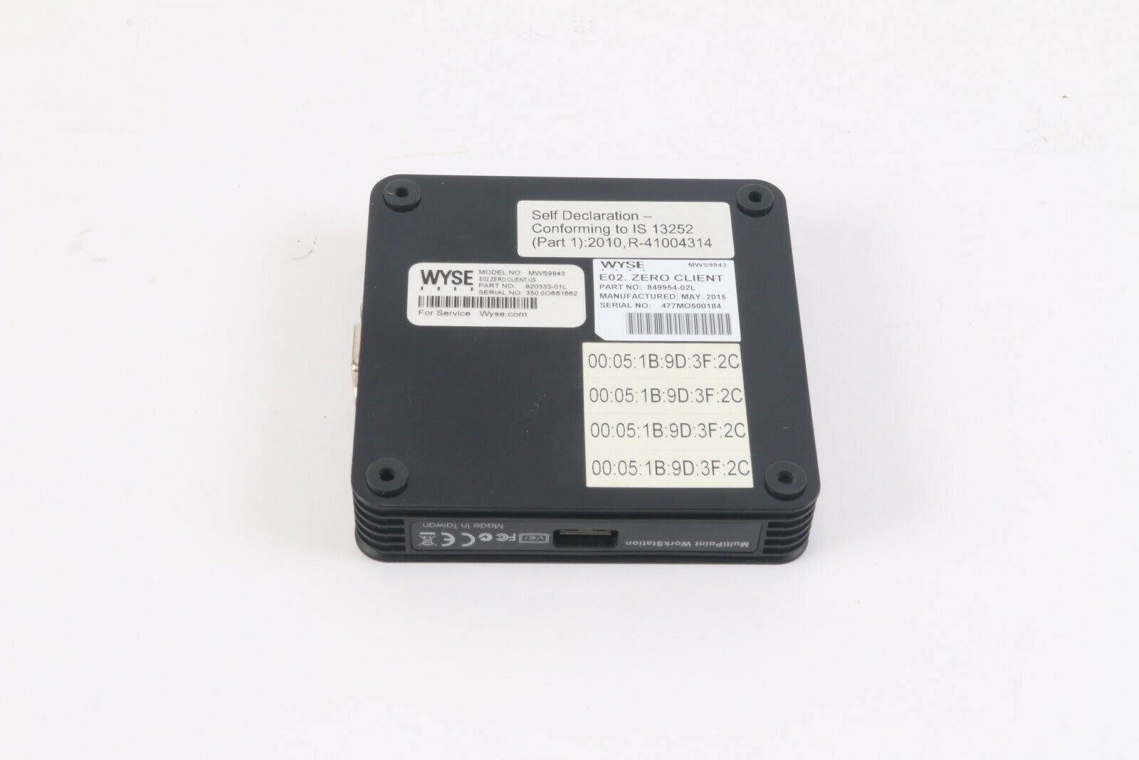 WYSE MWS9943 920333-01L E02 Zero Client Server System Gigabit Ethernet VGA