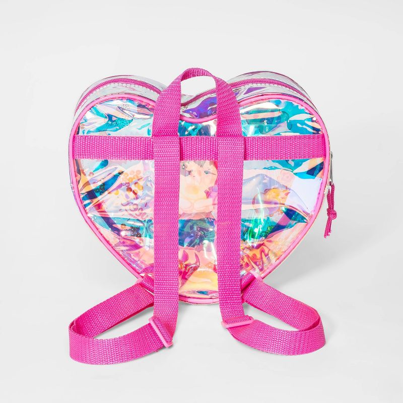 Toddler Girls' Minnie Mouse Heart Backpack - Pink