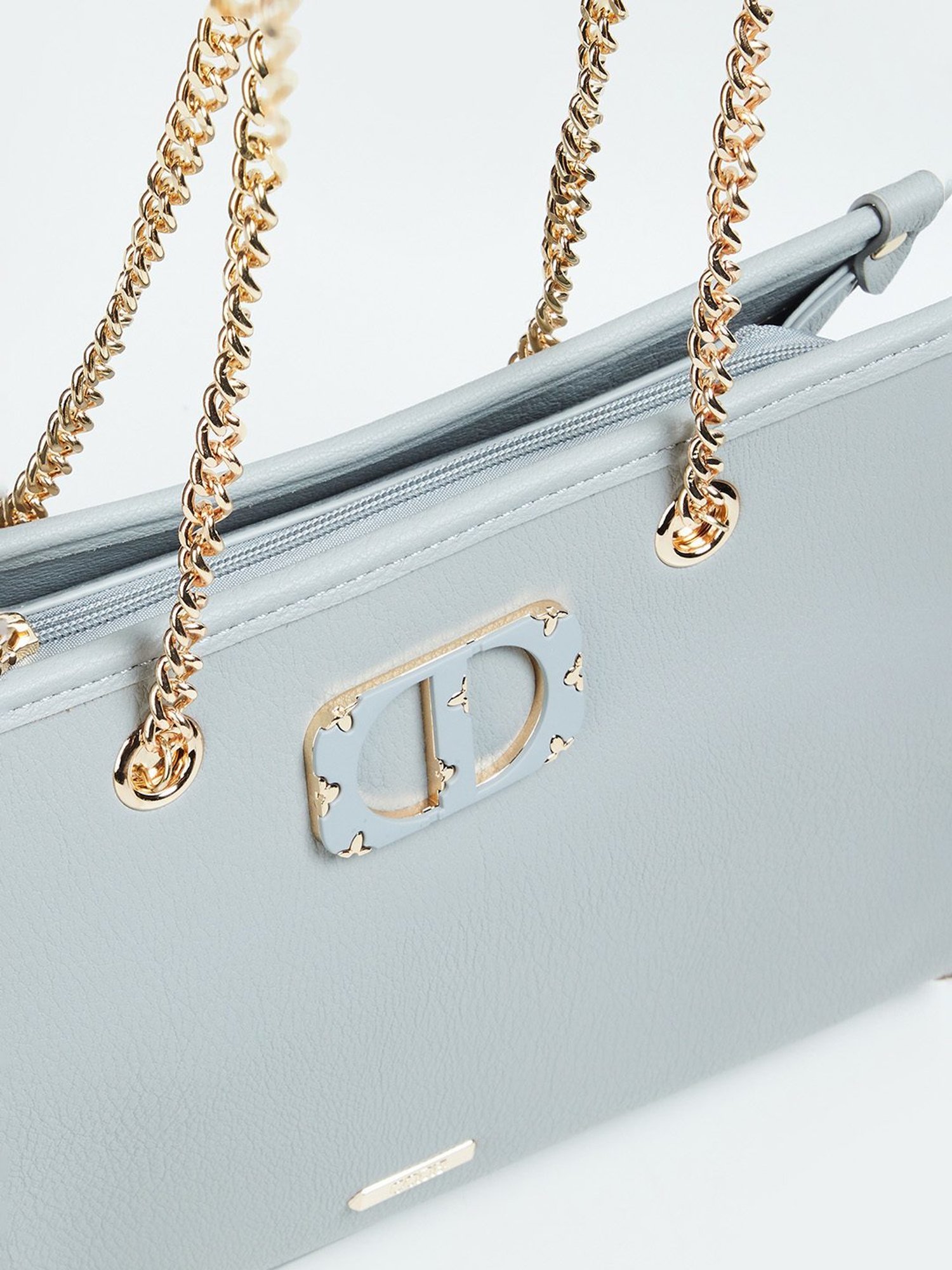 Code by Lifestyle Grey Shoulder Bag