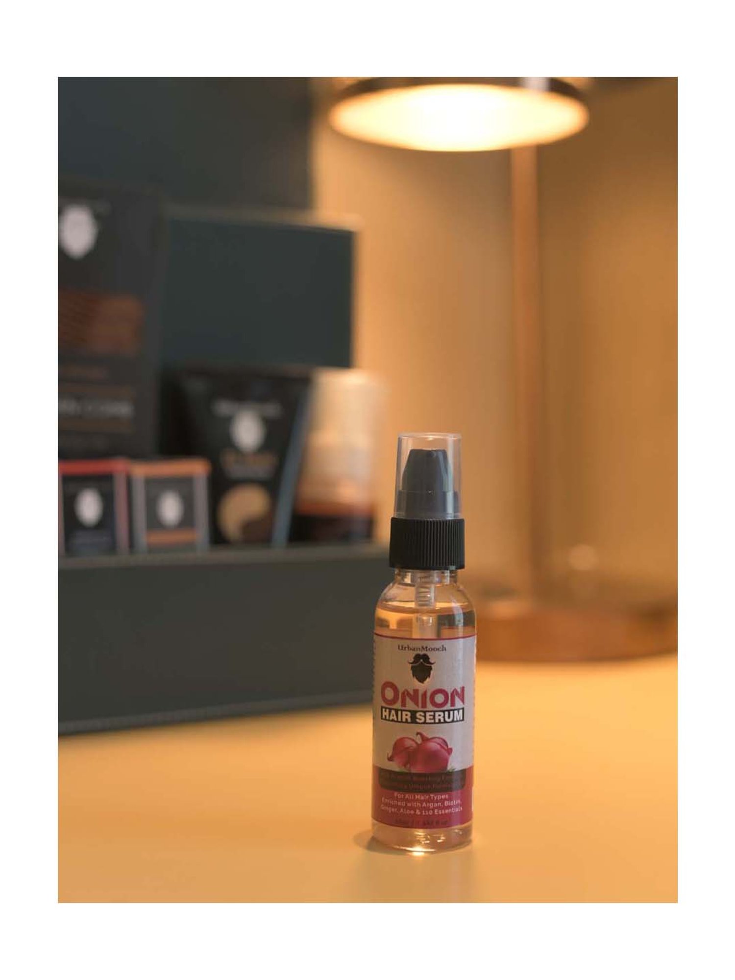 UrbanMooch Onion Hair Serum for Smooth & Silky Hair - 50 ml