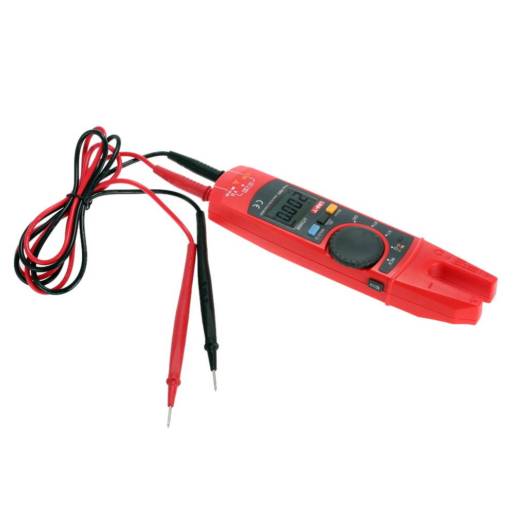UNI-T UT256B True RMS Digital Fork Meter Clamp Multimeter AC/DC Voltage Current Resistance Capacitance NCV Test with Adjustable Backlight