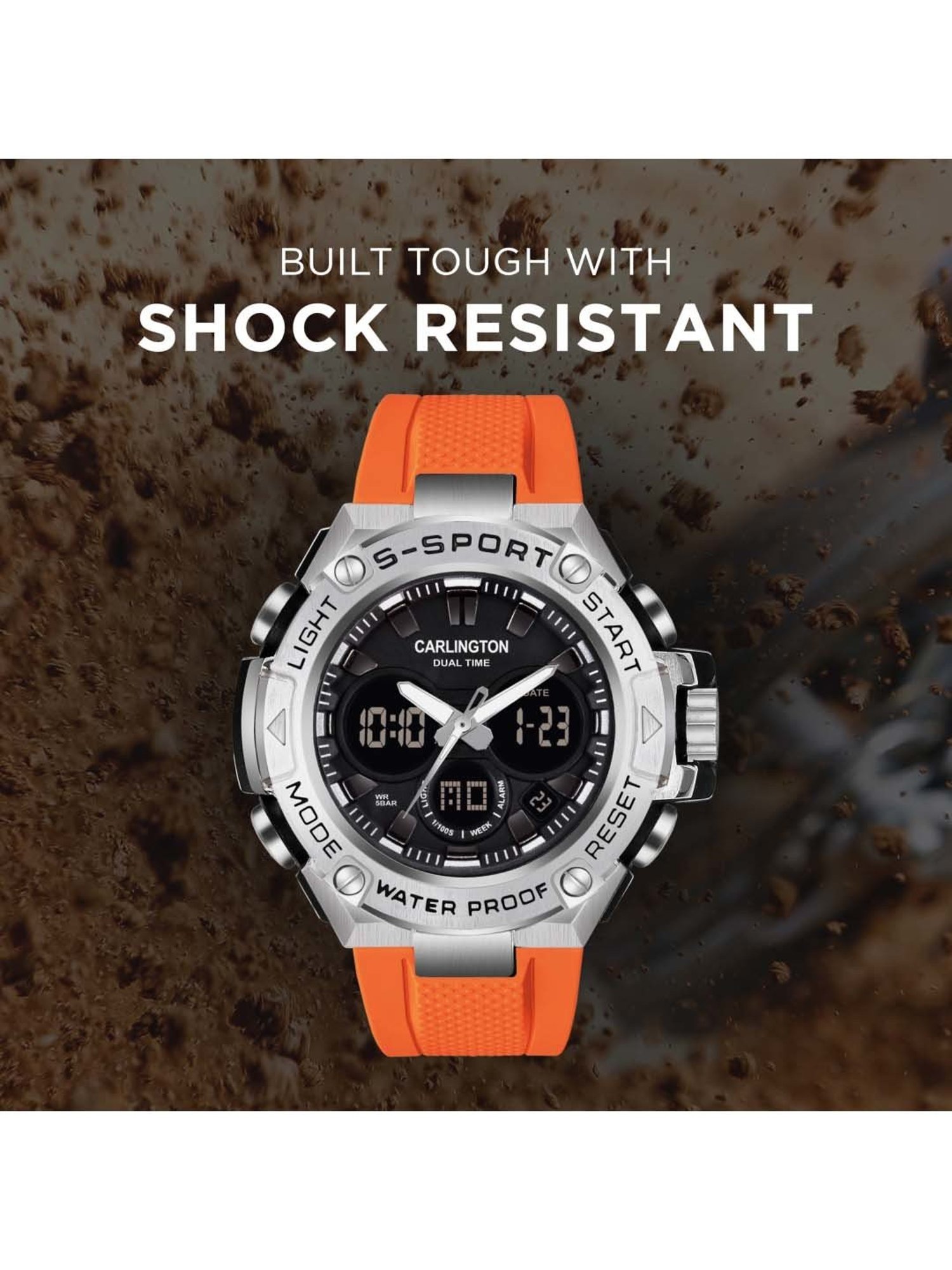 CARLINGTON Endurance 9107 Analog-Digital Watch for Men