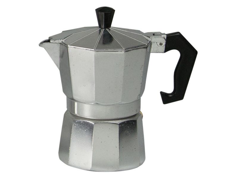 Bialetti 3 Cup Moka Stovetop Espresso Maker - Silver