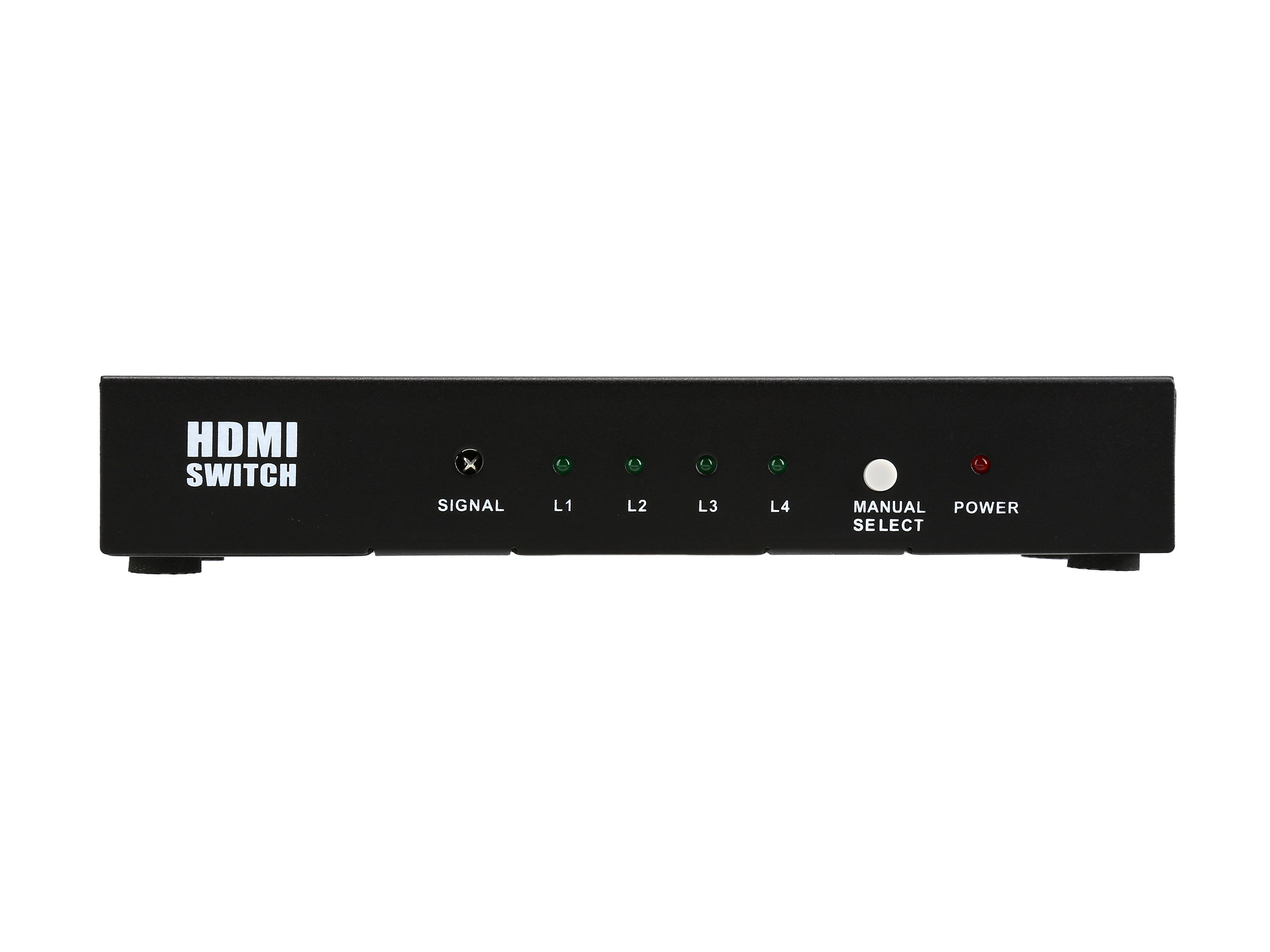 Coboc HD2SW4X1 4X1 4 Ports 4 In 1 out HDMI 2.0&nbsp; Amplified Powered&nbsp; Aluminum Housing Switch switcher w/&nbsp; 4K2K@60Hz 3D HDCP&nbsp; Supports - 4K*2K 2160p