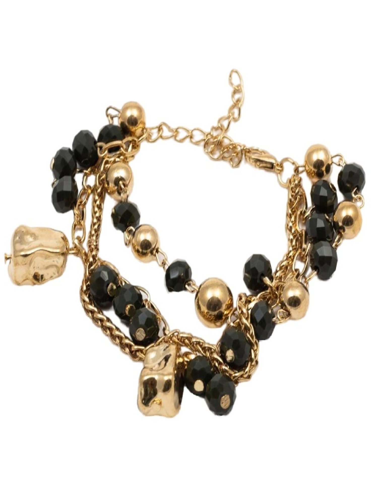Jewelz Black Beads Stylish Bracelets for Women