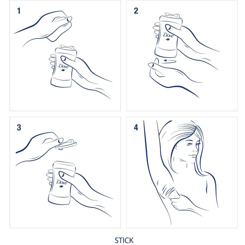 Dove Advanced Care Beauty Finish 48-Hour Antiperspirant & Deodorant Stick - 2.6oz