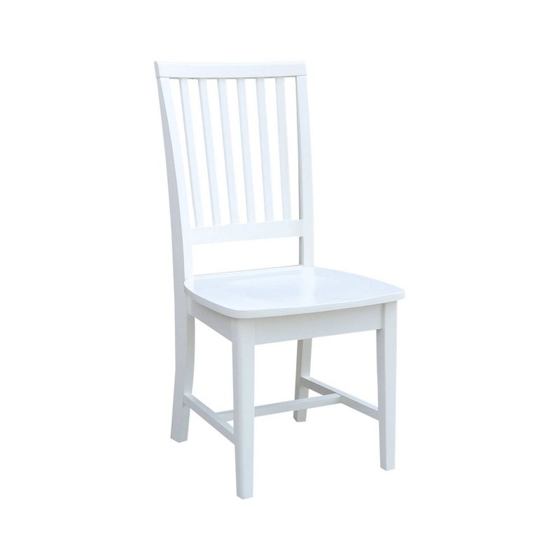 Set of 2 Mission Side Dining Chair White - International Concepts