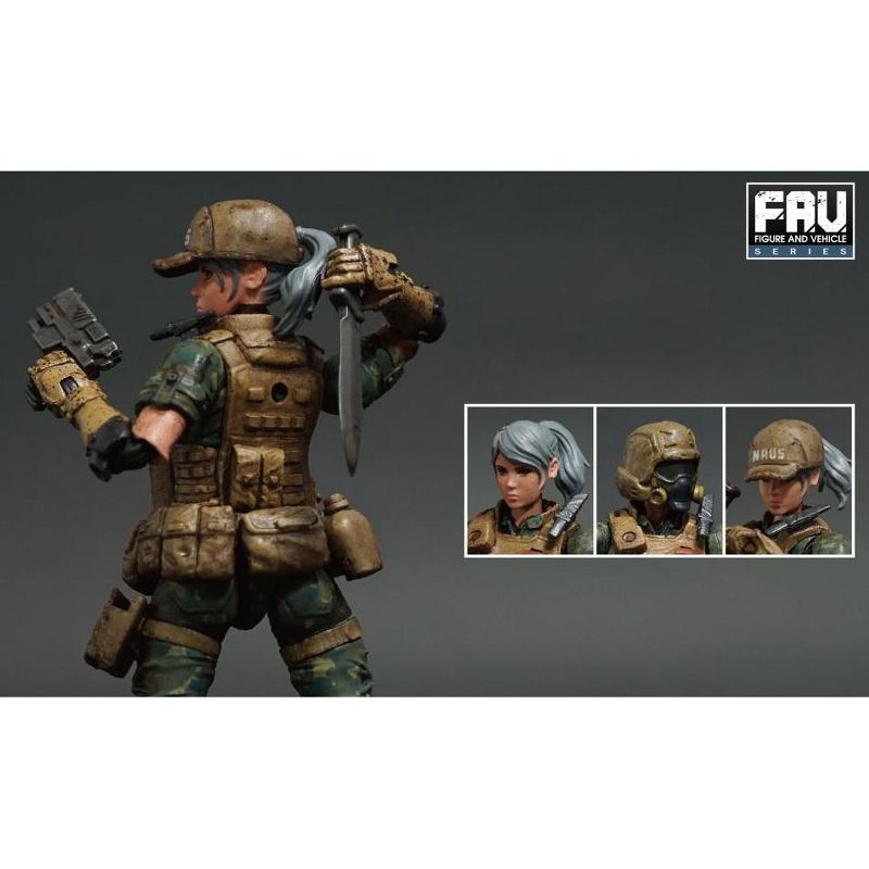 FAV-A32 Combat Instructor Kelsey 1:18 Scale | Acid Rain Fav Action figures