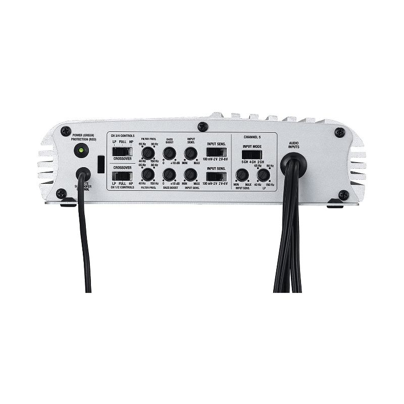 Boss Audio Systems 1950 Watt High Output 5 Channel Full Range Class A/B Amplifier with Remote Subwoofer Control