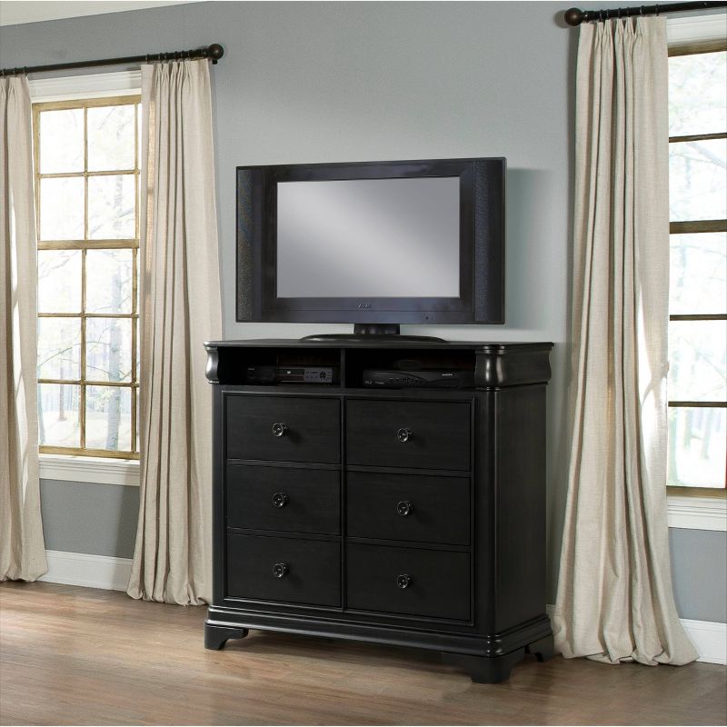 County Line 4 Drawer Chest Rum Walnut - Sauder