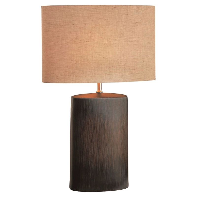Narvel 1 Light Table Lamp Dark Walnut (Includes Energy Efficient Light Bulb) - Lite Source