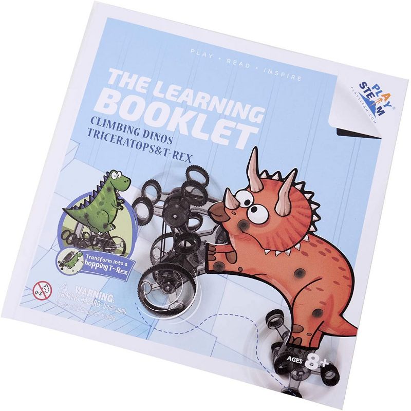 Playsteam Climbing Triceratops & Hopping T-Rex