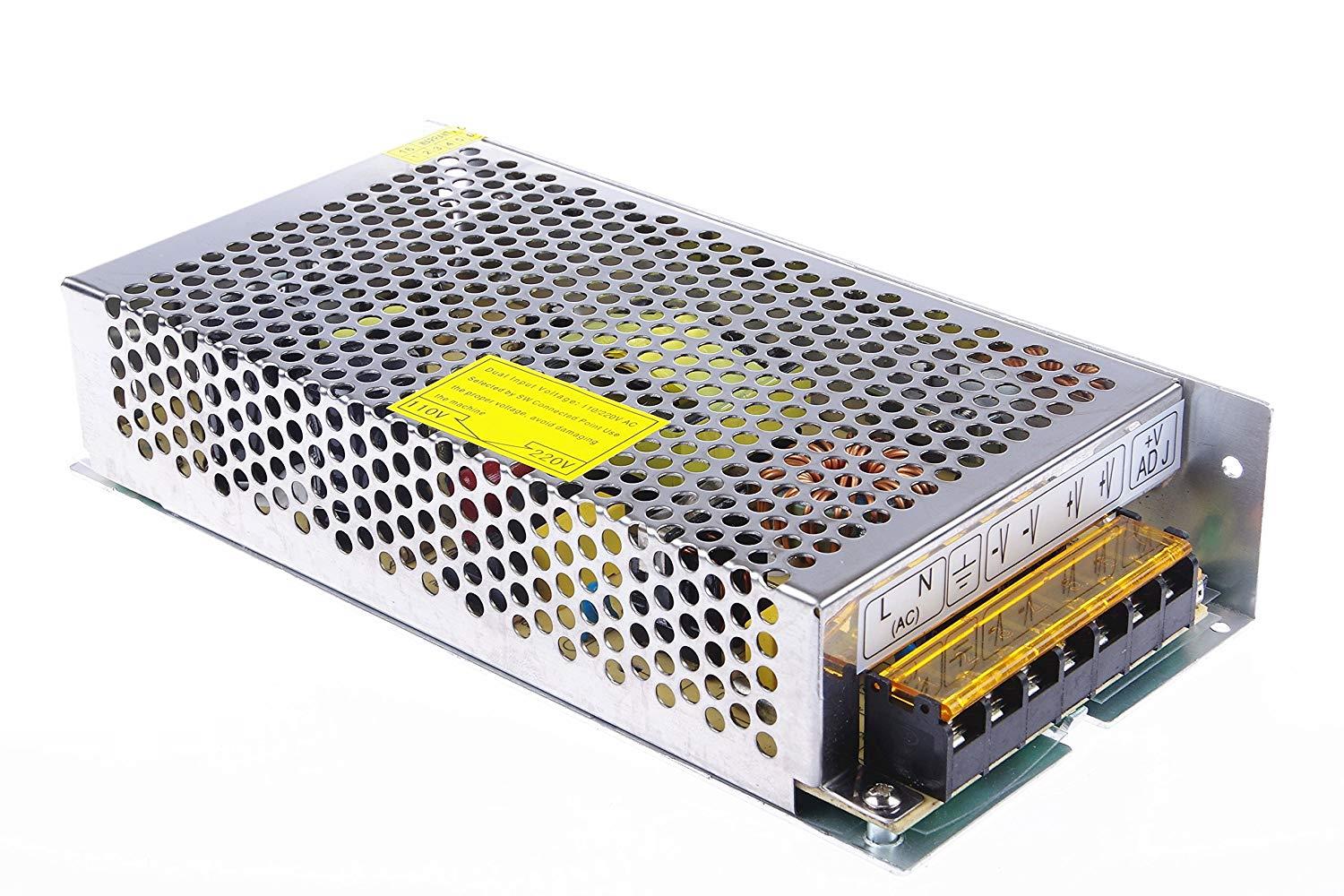 LM YN 110V/220V AC to DC 12V 12.5A 150W Switch Power Supply Power Transformer for CCTV camera, Security System, LED Strip Light, Radio, Computer Project