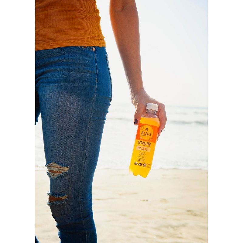 Suja Organic Sparkling Juice Pineapple Orange - 12 fl oz