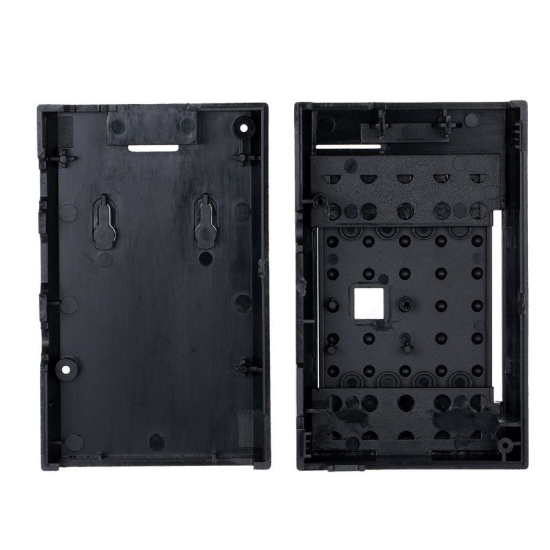 ABS Protective Case Shell Enclosure Cover Box Camera Frame for Raspberry Pi 3/2 Model B+ Plus Black