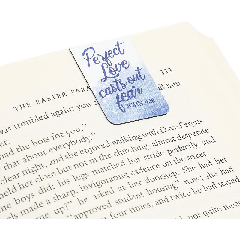 Faithful Finds 72 Pieces Bible Magnetic Bookmarks with Scripture Verses for Books, 1 x 1.35 In