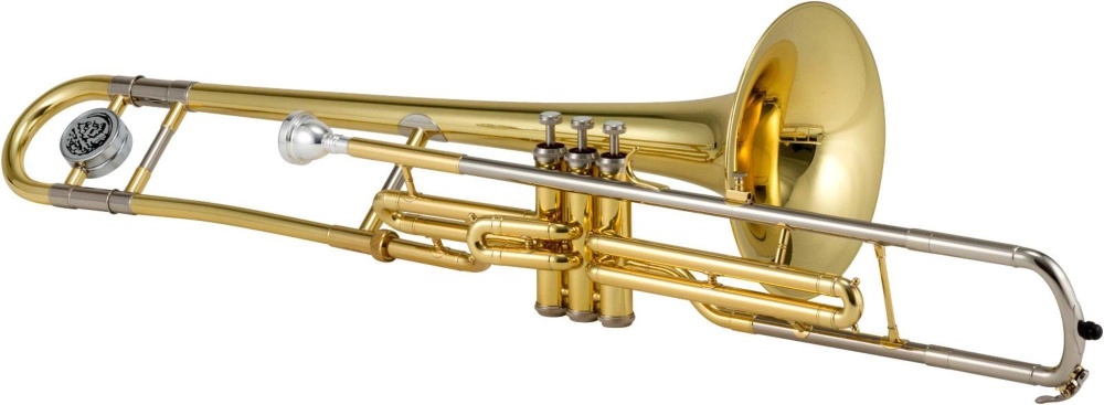 Jupiter JTB720V Series C Valve Trombone Lacquer Yellow Brass Bell