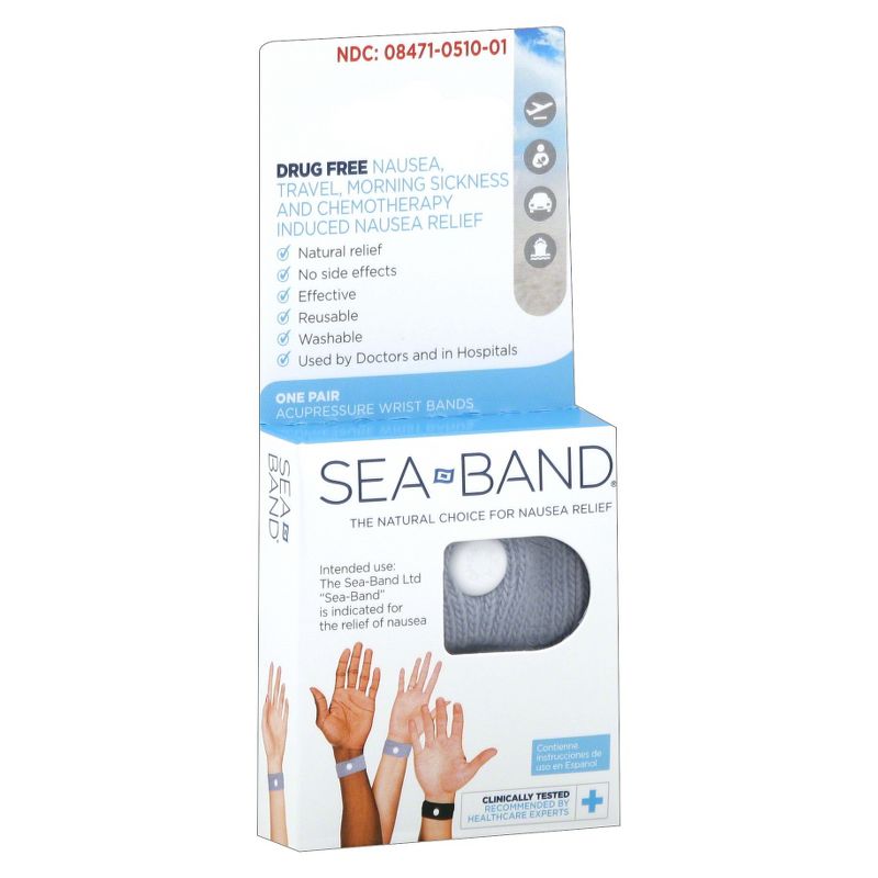 Seaband Nausea Relief Acupressure Wristbands - 1pr