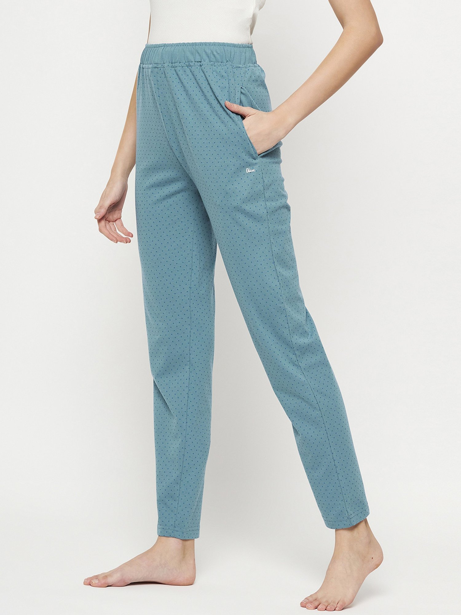 Okane Blue Printed Lounge Pants