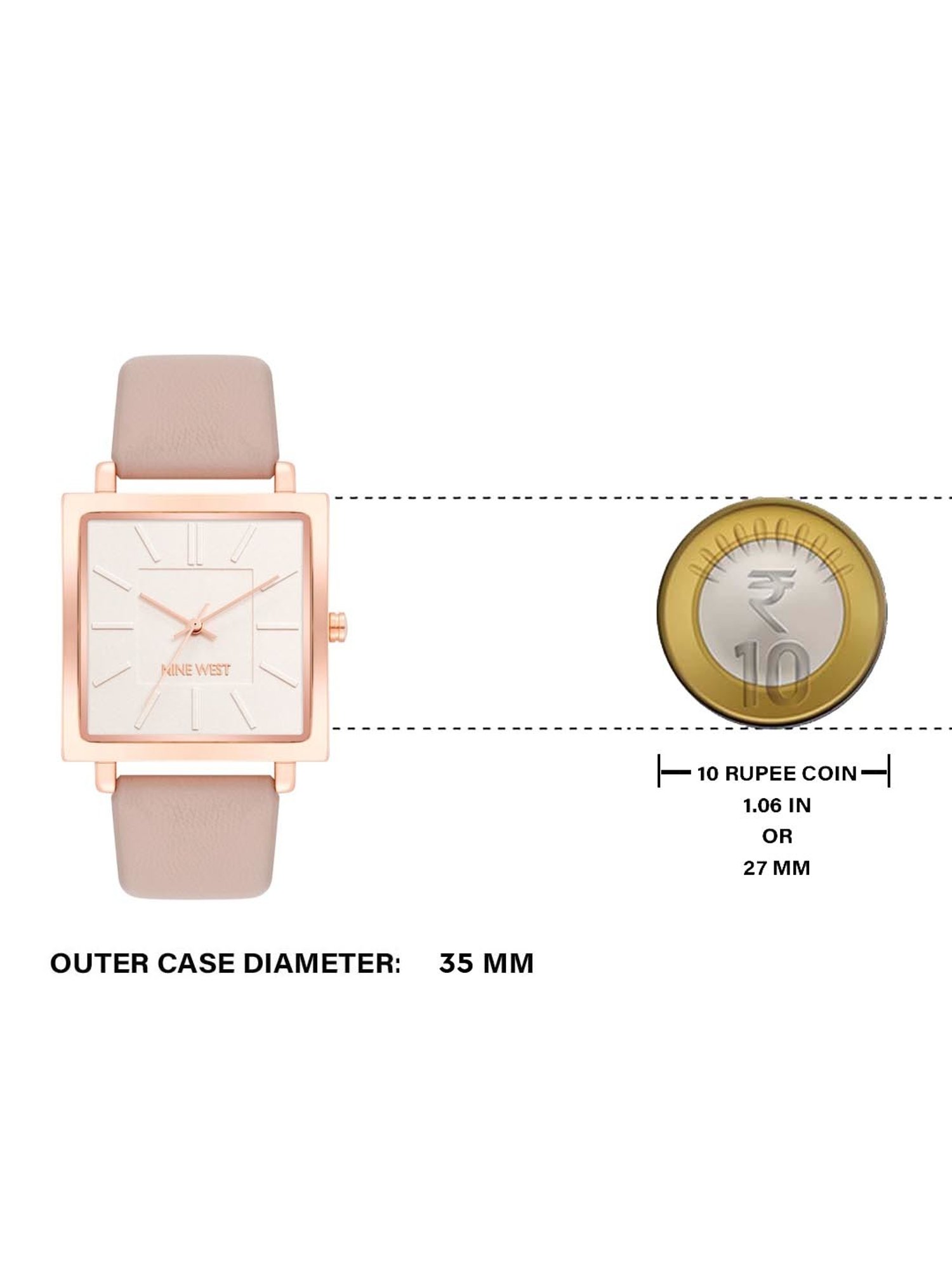 Nine West NW-2922RGPK Analog Watch for Women