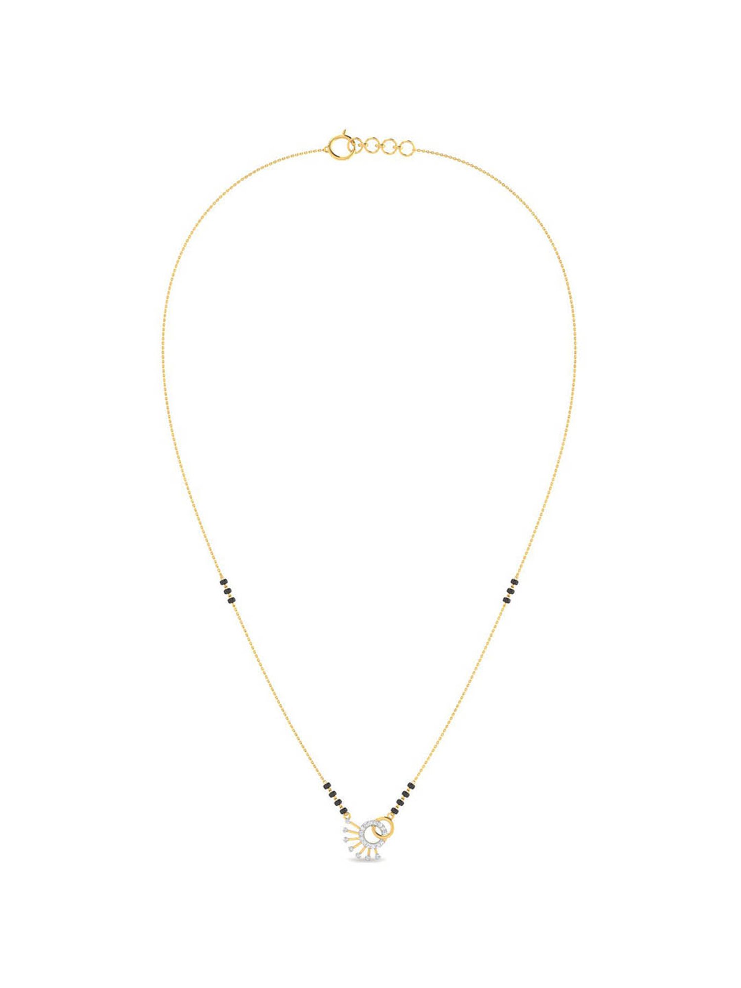 Waman Hari Pethe Jewellers 18k Gold & Diamond Mangalsutra for Women