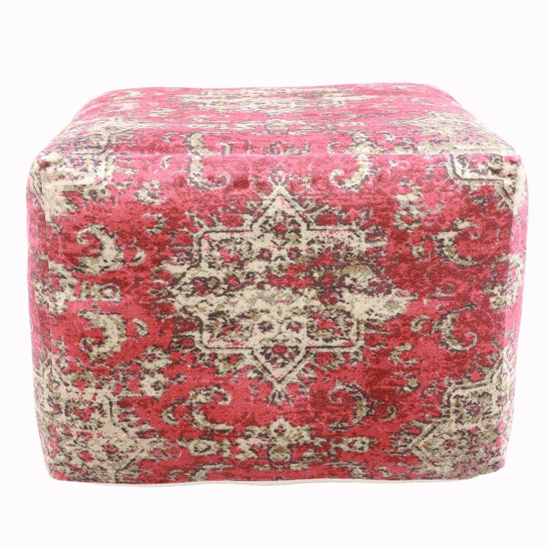 Olivia Square Moroccan Inspired Pouf - Décor Therapy