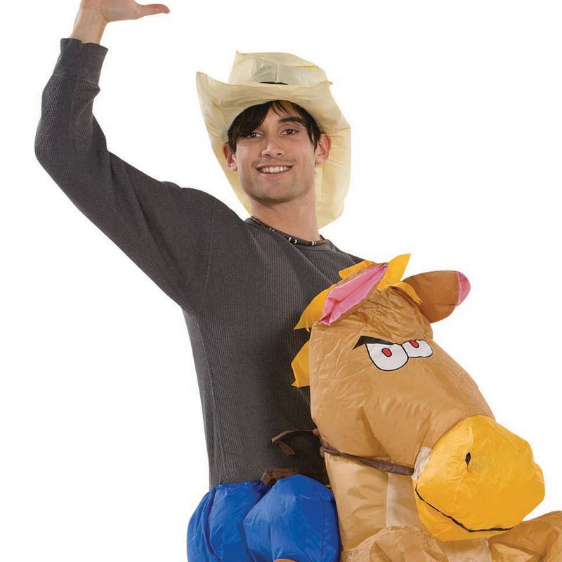 Adult Inflatable Riding Horse Costume