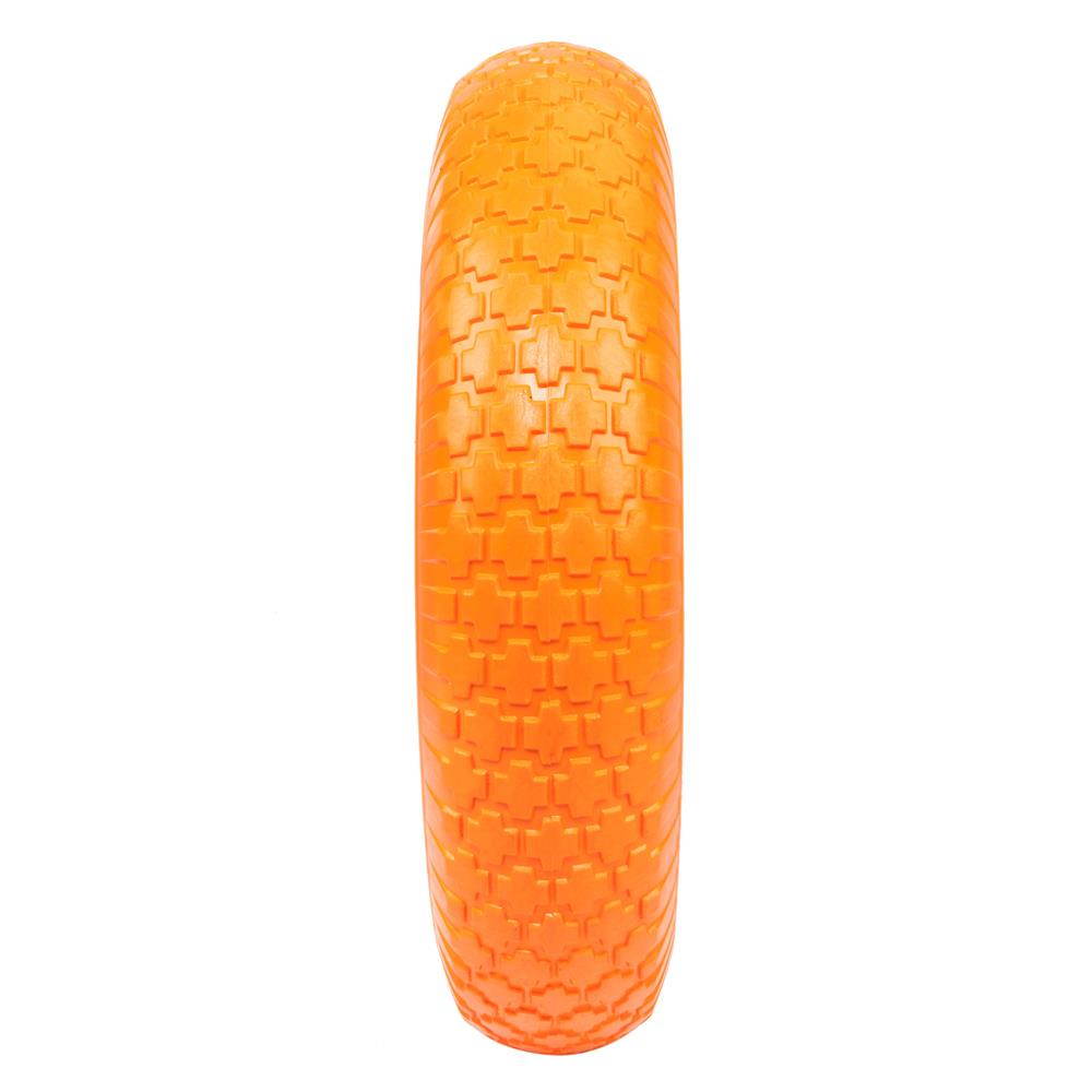 16" Wheel Barrow cart wagon Tire Flat Free Wheelbarrow Formed Ribbed Tread