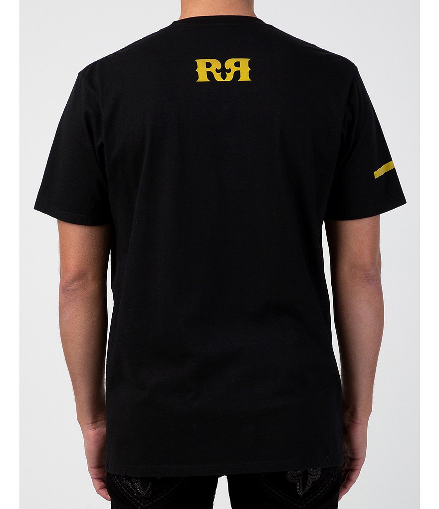 Rock Revival Gold Flock Graphic Short-Sleeve T-Shirt