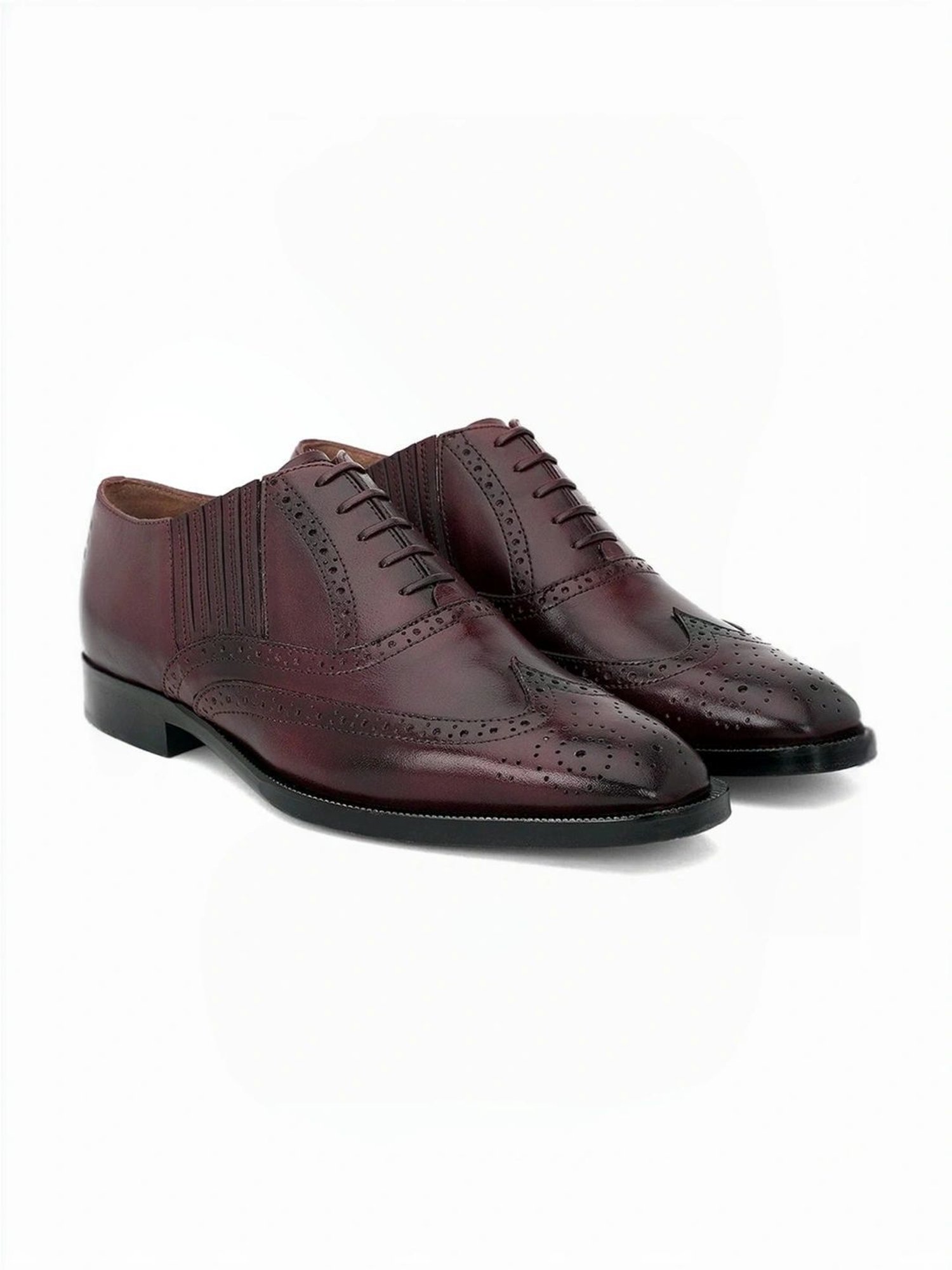 Saint G Men's Vincenzo Brown Brogue Shoes