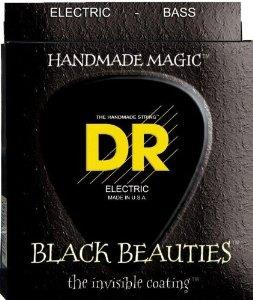 DR Black Beauties Extra-Life - Medium 5-String - Bass Guitar Strings