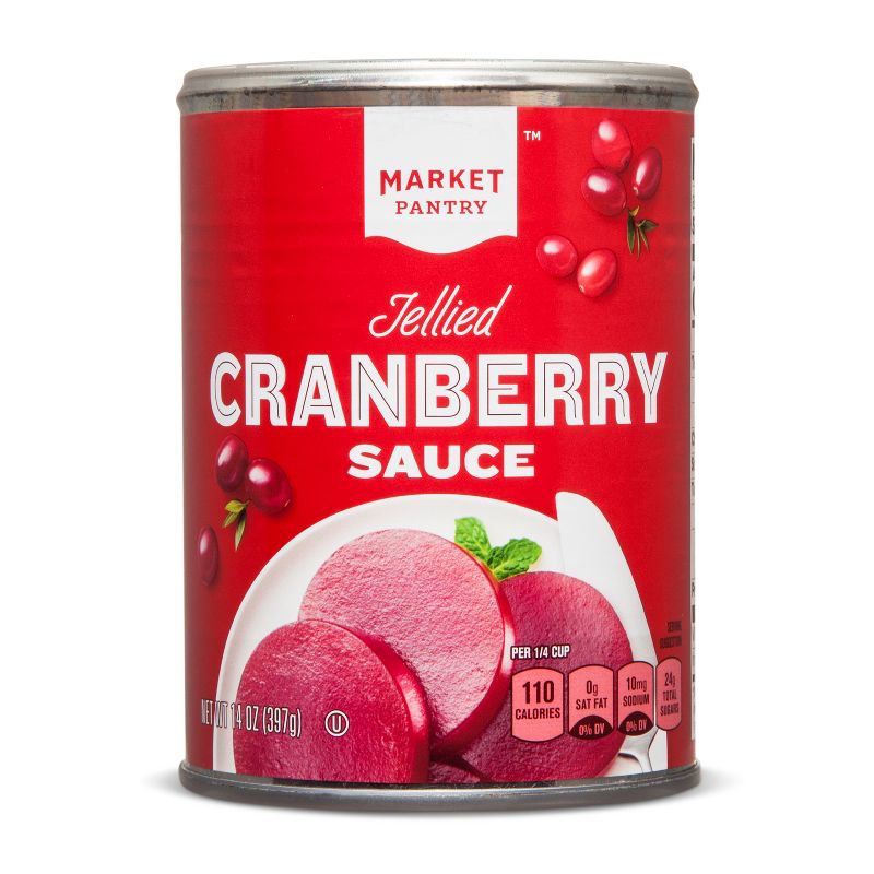 Jellied Cranberry Sauce - 14oz - Market Pantry™