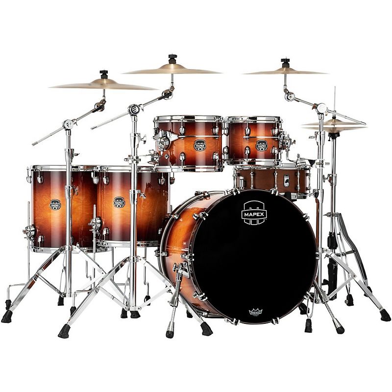 Mapex Saturn Evolution Workhorse Maple 5-Piece Shell Pack with 22 in. Bass Drum Exotic Sunburst
