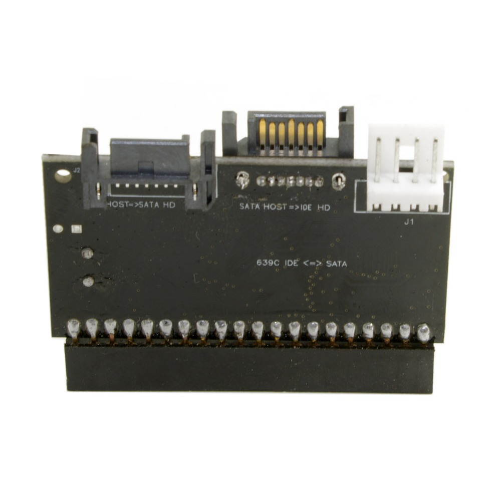 IDE 100 133 PATA to Dual Serial SATA 7PIN Adapter Reversible Converter for Hard Disk Drive
